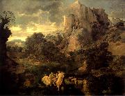 Nicolas Poussin Landscape with Hercules and Cacus Spain oil painting artist